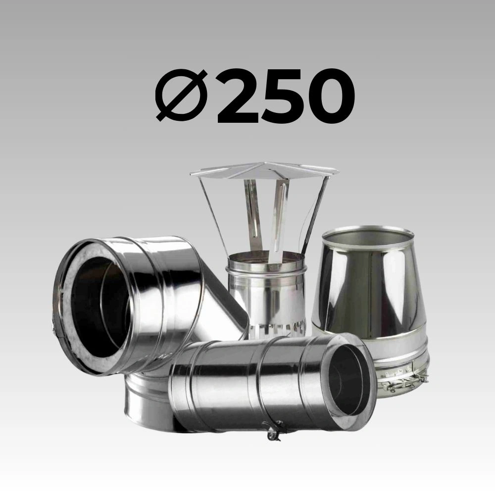 TUBULATURA INOX IZOLATIE CERAMICA FI250